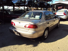 1999 TOYOTA COROLLA 4 DOOR SEDAN VE MODEL 1.8L AT 3 SPEED FWD COLOR PURPLE Z14734