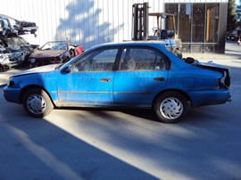 1997 TOYOTA COROLLA 4 DOOR SEDAN STANDARD MODEL 1.6L AT 3 SPEED COLOR PURPLE Z13511 