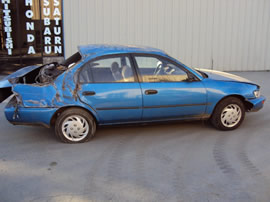 1997 TOYOTA COROLLA 4 DOOR SEDAN STANDARD MODEL 1.6L AT 3 SPEED COLOR PURPLE Z13511 