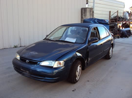 1995 TOYOTA COROLLA 4 DOOR SEDAN DX MODEL 1.8L MT 5 SPEED COLOR BLUE Z13514 