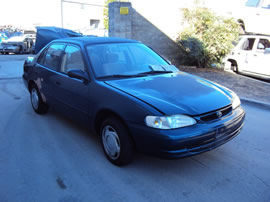 1995 TOYOTA COROLLA 4 DOOR SEDAN DX MODEL 1.8L MT 5 SPEED COLOR BLUE Z13514 