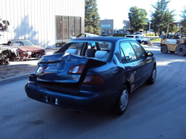 1995 TOYOTA COROLLA 4 DOOR SEDAN DX MODEL 1.8L MT 5 SPEED COLOR BLUE Z13514 