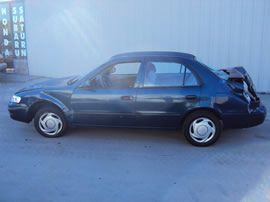 1995 TOYOTA COROLLA 4 DOOR SEDAN DX MODEL 1.8L MT 5 SPEED COLOR BLUE Z13514 