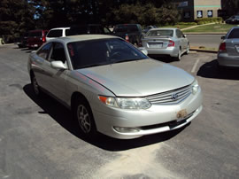 2002 TOYOTA SOLARA 2 DOOR CPE SE MODEL 2.4L AT FWD COLOR SILVER Z13522