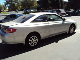 2002 TOYOTA SOLARA 2 DOOR CPE SE MODEL 2.4L AT FWD COLOR SILVER Z13522