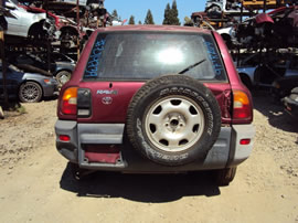 1997 TOYOTA RAV4 4 DOOR STD MODEL 2.0L MT 4WD COLOR RED Z14739