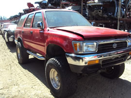 1992 TOYOTA 4RUNNER SR5 MODEL 3.0L V6 MT 4X4 COLOR RED Z14747