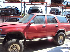 1992 TOYOTA 4RUNNER SR5 MODEL 3.0L V6 MT 4X4 COLOR RED Z14747