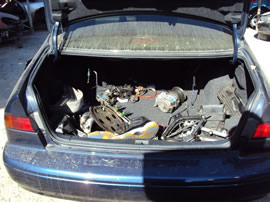 1998 TOYOTA CAMRY 4 DOOR SEDAN XLE MODEL 2.2L AT FWD COLOR BLUE Z14746