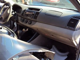 2003 TOYOTA CAMRY LE MODEL 4DOOR SEDAN 2.4L AT FWD COLOR GOLD Z14748