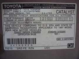 1997 TOYOTA TACOMA REGULAR CAB STD MODEL 2.4L MT 2WD COLOR GOLD Z14749