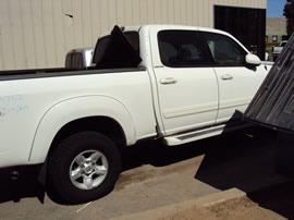 2005 TOYOTA TUNDRA CREW CAB LIMITED MODEL 4.7L V8 AT 2WD COLOR WHITE Z14752