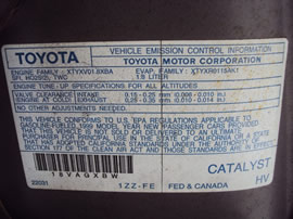 1999 TOYOTA COROLLA 4 DOOR SEDAN LE MODEL 1.8L AT 4SPD FWD COLOR GOLD Z14756