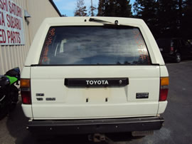 1989 TOYOTA 4RUNNER 2 DOOR SR5 MODEL 3.0L V6 MT 4X4 COLOR WHITE Z13530