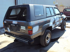 1988 TOYOTA 4RUNNER 2 DOOR SR5 MODEL 3.0L V6 MT 4X4 COLOR GRAY Z13531