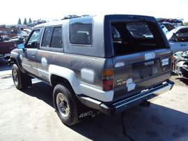 1988 TOYOTA 4RUNNER 2 DOOR SR5 MODEL 3.0L V6 MT 4X4 COLOR GRAY Z13531