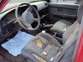 1991 TOYOTA PICK UP TRUCK XTRA CAB SR5 MODEL 3.0L V6 MT 2WD COLOR RED Z14763