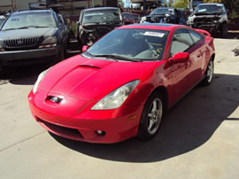 2000 TOYOTA CELICA GT-S MODEL 1.8L MT 6 SPEED FWD COLOR RED Z13539