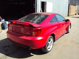 2000 TOYOTA CELICA GT-S MODEL 1.8L MT 6 SPEED FWD COLOR RED Z13539