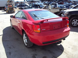 2000 TOYOTA CELICA GT-S MODEL 1.8L MT 6 SPEED FWD COLOR RED Z13539