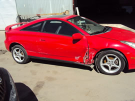 2000 TOYOTA CELICA GT-S MODEL 1.8L MT 6 SPEED FWD COLOR RED Z13539