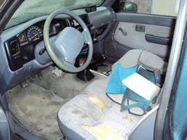 1996 TOYOTA TACOMA REGULAR CAB STD MODEL 2.4L MT 2WD COLOR GREEN  Z14766