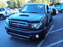 2009 TOYOTA TACOMA ACCESS CAB 4 DOOR SR5 PRE-RUNNER MODEL WITH TRD PACKAGE 4.0L V6 AT 5SPEED 2WD COLOR GRAY Z13540