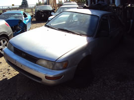 1993 TOYOTA COROLLA 4 DOOR SEDAN STD MODEL 1.6L AT 3SPEED FWD COLOR SILVER Z14751