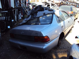 1993 TOYOTA COROLLA 4 DOOR SEDAN STD MODEL 1.6L AT 3SPEED FWD COLOR SILVER Z14751