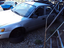 1993 TOYOTA COROLLA 4 DOOR SEDAN STD MODEL 1.6L AT 3SPEED FWD COLOR SILVER Z14751