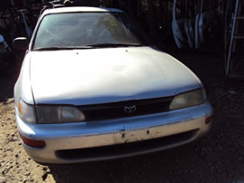 1993 TOYOTA COROLLA 4 DOOR SEDAN STD MODEL 1.6L AT 3SPEED FWD COLOR SILVER Z14751