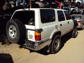 1990 TOYOTA 4RUNNER SR5 MODEL 3.0L V6 AT 4X4 COLOR WHITE Z14770