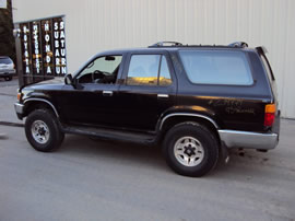 1993 TOYOTA 4RUNNER SR5 MODEL 3.0L V6 AT 4X4 COLOR BLACK  Z14774