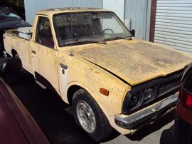 1973 TOYOTA PICK UP TRUCK REGULAR CAB STANDARD MODEL 2.0L MT 2WD COLOR BEIGE Z14775