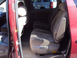 2001 TOYOTA SIENNA VAN 5 DOOR DUAL SLIDE SIDE DOORS LE MODEL 3.0L V6 AT FWD COLOR RED Z13546