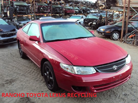 1999 TOYOTA SOLARA 2 DOOR CPE SE MODEL 3.0L V6 AT FWD COLOR RED Z14787