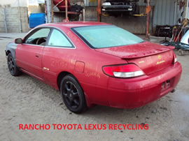 1999 TOYOTA SOLARA 2 DOOR CPE SE MODEL 3.0L V6 AT FWD COLOR RED Z14787