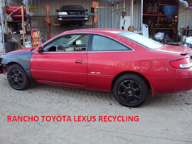 1999 TOYOTA SOLARA 2 DOOR CPE SE MODEL 3.0L V6 AT FWD COLOR RED Z14787