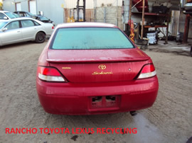 1999 TOYOTA SOLARA 2 DOOR CPE SE MODEL 3.0L V6 AT FWD COLOR RED Z14787