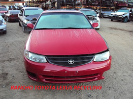 1999 TOYOTA SOLARA 2 DOOR CPE SE MODEL 3.0L V6 AT FWD COLOR RED Z14787