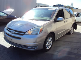 2005 TOYOTA SIENNA 5 DOOR XLE LIMITED MODEL 3.3L V6 AT FWD COLOR SILVER Z14788
