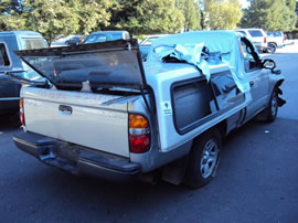 2003 TOYOTA TACOMA REGULAR CAB DLX MODEL 2.4LMT 2WD COLOR SILVER Z13549