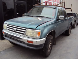 1997 TOYOTA T100 PICK UP XTRA CAB SR5 MODEL 3.4L V6 AT 4X4 COLOR GREEN Z13552