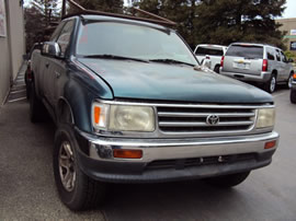 1997 TOYOTA T100 PICK UP XTRA CAB SR5 MODEL 3.4L V6 AT 4X4 COLOR GREEN Z13552