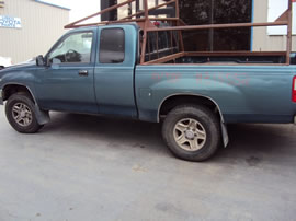 1997 TOYOTA T100 PICK UP XTRA CAB SR5 MODEL 3.4L V6 AT 4X4 COLOR GREEN Z13552