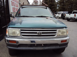 1997 TOYOTA T100 PICK UP XTRA CAB SR5 MODEL 3.4L V6 AT 4X4 COLOR GREEN Z13552