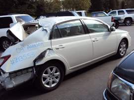 2009 TOYOTA AVALON XL MODEL 4 DOOR SEDAN 3.5L V6 AT FWD COLOR WHITE Z13553