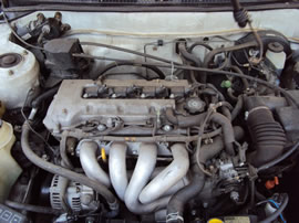 2000 TOYOTA COROLLA SEDAN CE MODEL 1.8L AT FWD COLOR WHITE Z13557