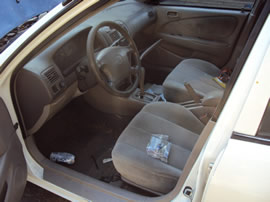 2000 TOYOTA COROLLA SEDAN CE MODEL 1.8L AT FWD COLOR WHITE Z13557