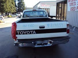 1994 TOYOTA PICK UP T100 MODEL REGULAR CAB 3.0L V6 MT 2WD COLOR WHITE Z13559